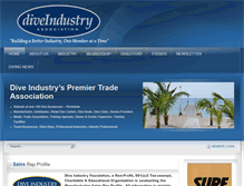 Tablet Screenshot of diveindustry.net